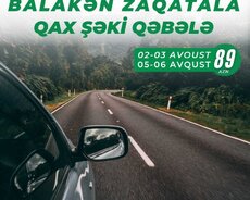 Balakən Zaqatala Qax Şəki Qəbələ turu