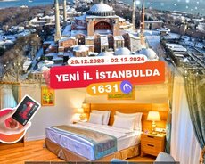 2 nəfərlik Yeni il İstanbulda