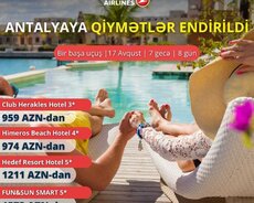 Antalya turpaket endirimli