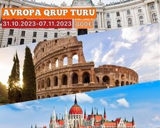 İtaliya Avstria Macarıstan Vatikan Avropa turu