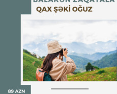 Xal Xal şəlaləsi Balakən Zaqatala Qax Şəki turu