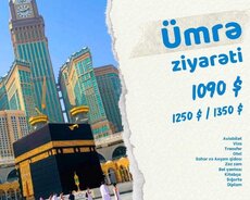 8 günlük ümrə ziyarəti Məkkə Mədinə ziyarəti