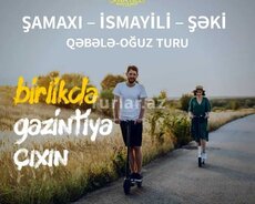 Yeni Mövsüm Şamaxi İsmayilli Şəki Qəbələ Turu