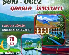 2 Günlük Şəki Oğuz Qəbələ İsmayıllı Turu