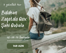 4* Qubek otel 3 günlük Balakən Zaqatala turu
