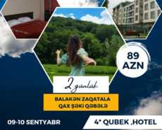 Payız Qoxulu Balakən Zaqatala turu 2 günlük