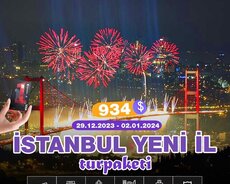2 nəfərlik Yeni il İstanbulda