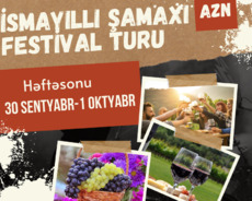 Şərab festivalı İsmayıllı Şamaxı turu