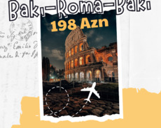 Baki-Roma Bakı Aviabiletlər