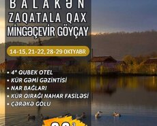 Balakən Zaqatala Qax Mingəçevir Göyçay