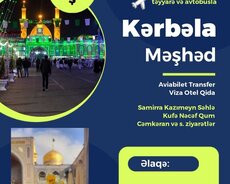 Kərbəla və Məşəd ziyarəti