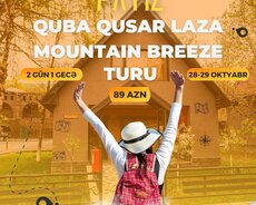 2 Günlük Quba Qusar Laza Mountain Breeze Turu