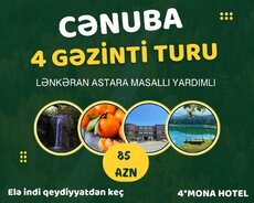 4 Gəzinti turu Cənub Diyarı