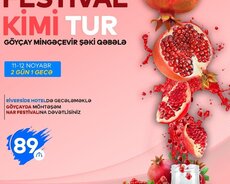 Göyçay nar festivalı Mingəçevir Şəki Qəbələ Turu