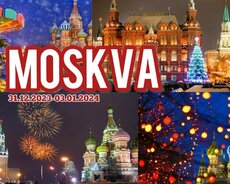 Yeni il Moskva turu