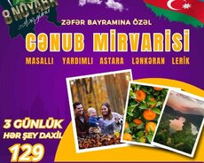 3 günlük Lənkəran Cənub inciləri turu