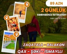 Balakən Zaqatala Qax Şəki İsmayilli Turu
