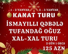 Yeni ilə özəl turlar İsmayıllı Qəbələ Tufandağ