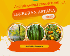 C vitaminli Mandarin turu Lənkəran Astara turu