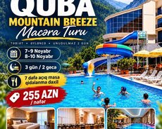 3 günlük Quba Mountain Breeze Macera turu
