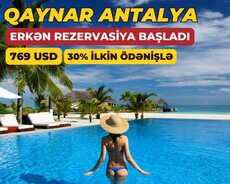 Antalya erkən Rezervasiya