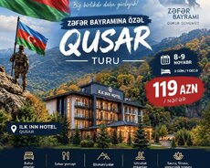 2 günlük Zəfər bayramına özəl Qusar turu