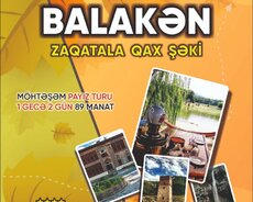 Balakən Zaqatala Qax Şəki Turu