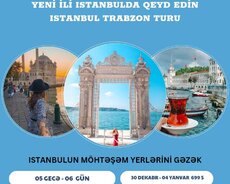 Yeni ili İstanbul və Trabzonda qeyd edin