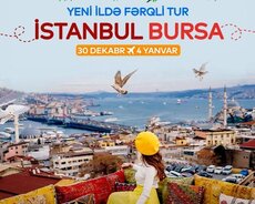 Yeni ildə İstanbul Bursa Uludağ turu