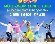 Yeni il üçün Quba Qusar Şahdağ Macəra turu