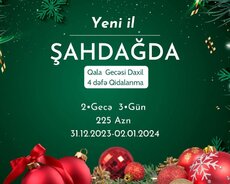 Yeni ili Şahdağda qeyd edin