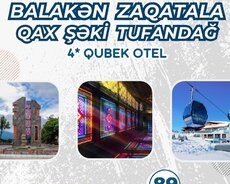 Balakən Zaqatala Qax Şəki Qəbələ turu