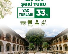 1 günlük Qax Şəki turu