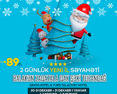 Yeni ildə Zaqatala Balakən Qax Şəki Qəbələ turu