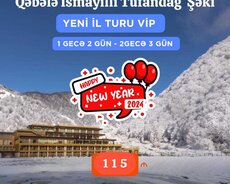 Şəki İsmayilli Qəbələ Tufandağ Turu (2gün)