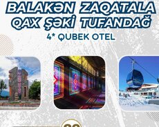 Özəl endirimli Şəki Zaqatala Balakən turu
