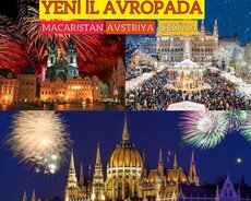 Avropa Yeni il turu Budapeşt Vyana Praqa