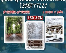 Şəki Qəbələ Tufandağ İsmayıllı turu