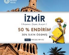 İzmir Erkən Rezervasiya 50 % Endirim