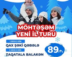 Balakən Zaqatala Qax Şəki Qəbələ Tufandağ Turu