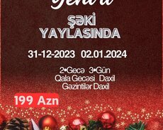 Yeni İli Şəki Qəbələ Tufandağda Qeyd Edin