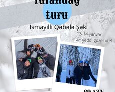 İsmayıllı Qəbələ Tufandağ Şəki turu