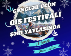 Şəki Yayalasinda Qiş Festivali