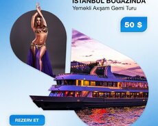Istanbulda Gəmi turu