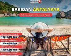 Antalya turu erkən rezervasiya