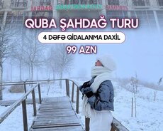 Full Paket - 2 günlük Quba Qusar Şahdağ Qiş Turu