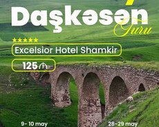 Excelsior hoteldə Gədəbəy Daşkəsən turu