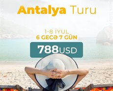 Erkən Rezervasiya Endirimli Antalya turu