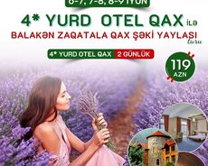 Qax Şəki Qəbələ Mingəçevir turu