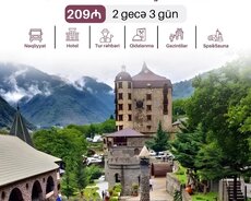 3 günlük Balakən Zaqatala Qax Şəki turu